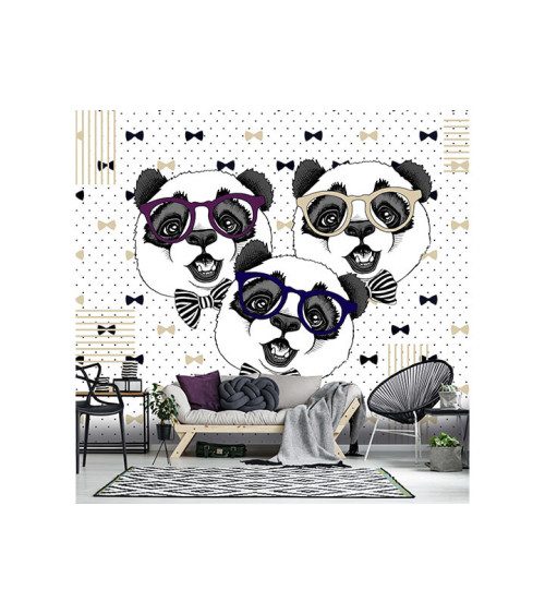 Wall Mural "Playful guys" buy with delivery in Ukraine in the Luxury Textile store