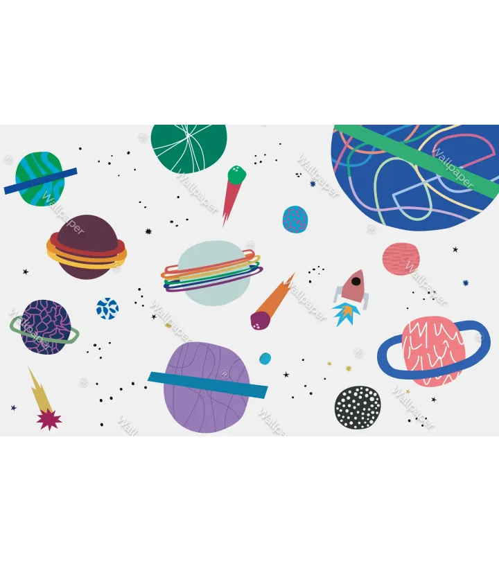 Supernova Blast – Bold Cosmic Wallpaper for Kids | Art Vision Decor