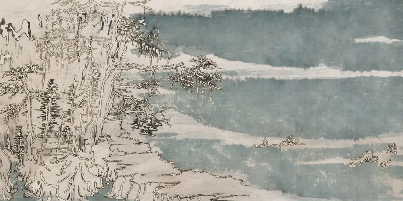 Tokai – Japanese-Inspired Landscape Wallpaper | Luxury Wall Decor