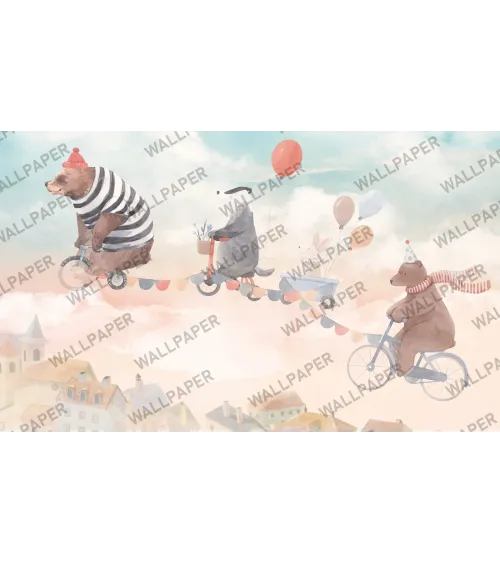 Forest Friends – Cute Woodland Animal Wallpaper for Kids | Art Vision Decor