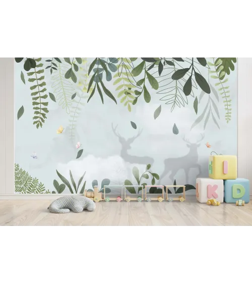 Enchanted Forest – Woodland Animal Wallpaper for Kids | Art Vision Decor