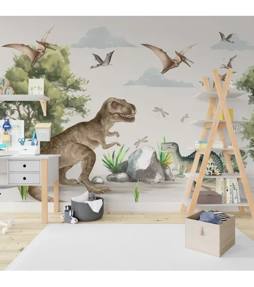 Cute Bunny Wallpaper for Kids | Floral & Playful Nursery Design