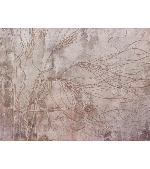 Botanical Haze – Seamless Designer Wallpaper with Ferns and Watercolor Background