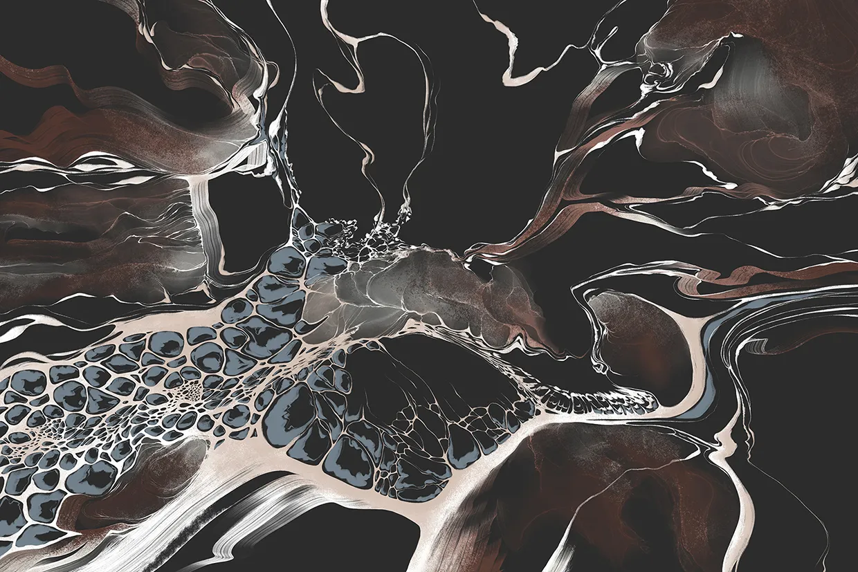 Lava Lines – Contemporary Wallpapers with Flowing Mineral Textures | ART VISION DECOR
