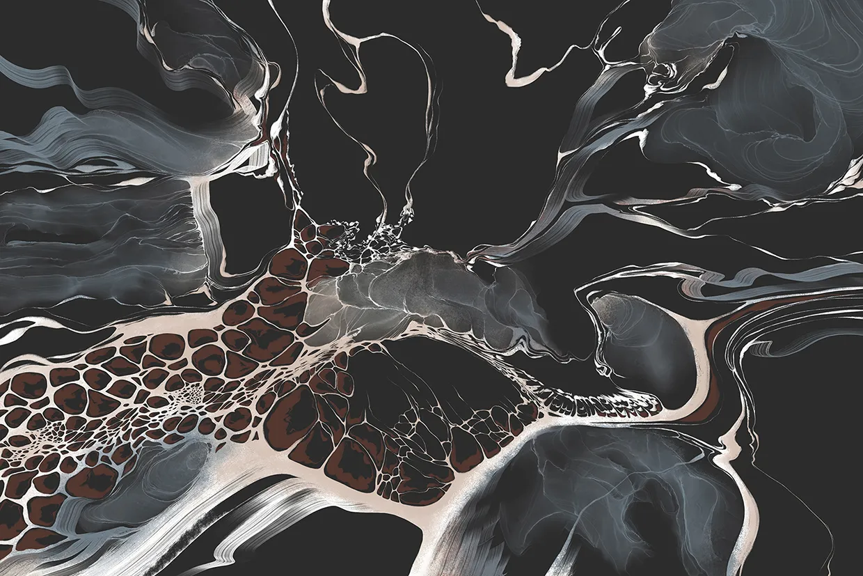 Lava Lines – Contemporary Wallpapers with Flowing Mineral Textures | ART VISION DECOR