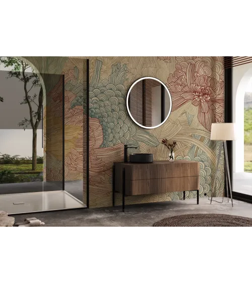 Benessere Mural Wallpaper – Natural Artistic Botanical Design