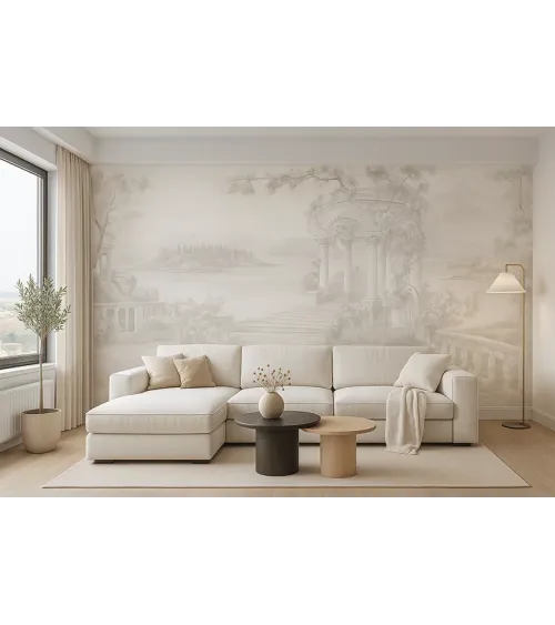 Timeless Passage Mural Wallpaper - Elegant Classical Wall Decor
