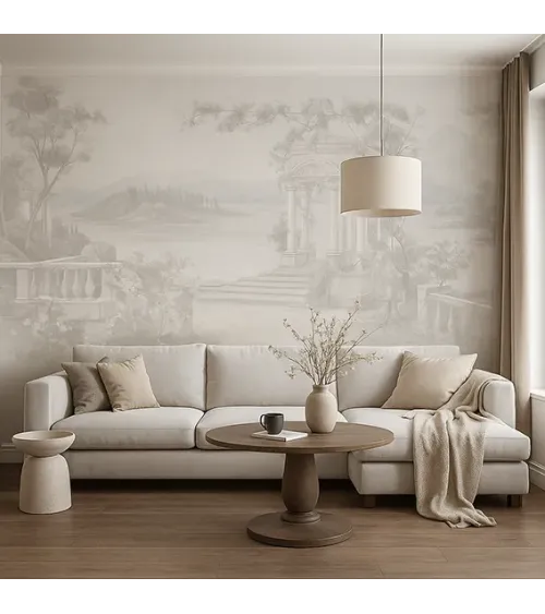 Timeless Passage Mural Wallpaper - Elegant Classical Wall Decor