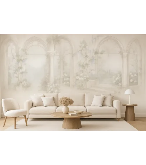 Seraphic Vista Mural - Timeless Elegance for Your Walls