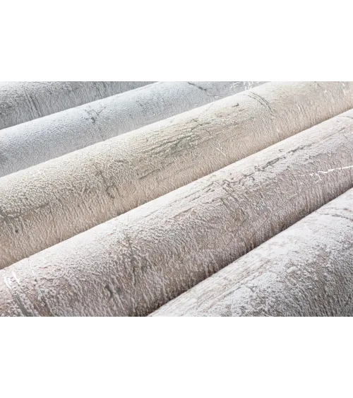 Carrera Wallpaper Collection – Modern Stone Texture for Elegant Interiors | Art Vision Decor DHS-1597-02 Gray