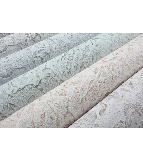 Vinyl Foam wallpaper on non-woven base Vinil ESFERO DHS-1596-05 Gold Sandy