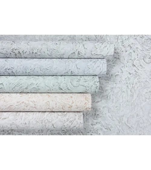 Vinyl Foam wallpaper on non-woven base Vinil ESFERO DHS-1596-05 Gold Sandy