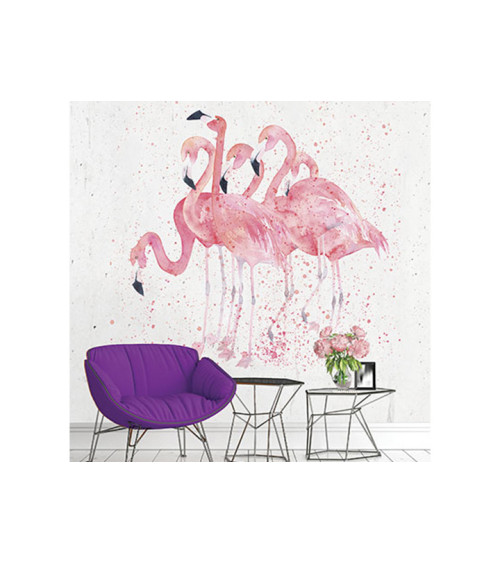 Wall Mural "Flamma birds" buy with delivery in Ukraine in the Luxury Textile store