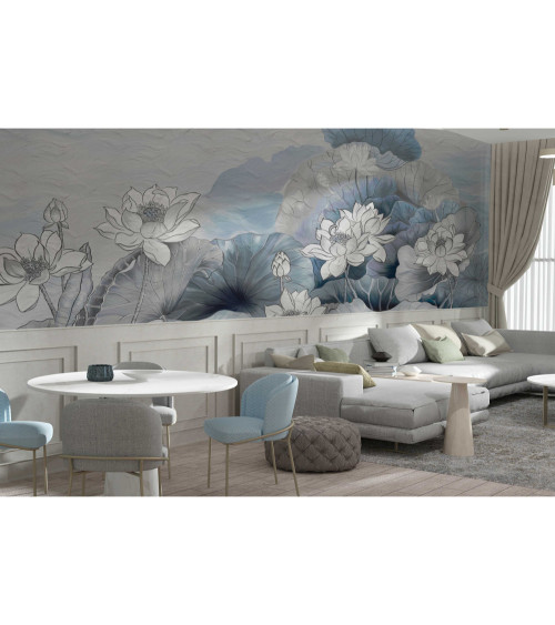 Wall Mural "Pink lotus"