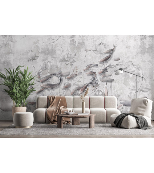 Wall Mural "Koi pink" buy with delivery