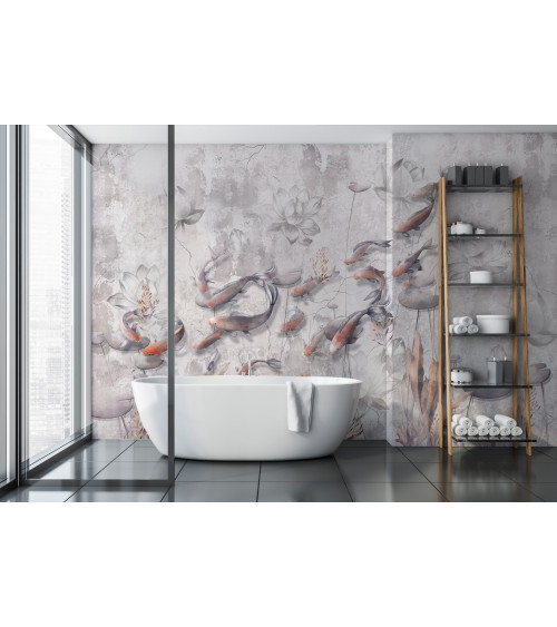 Wall Mural "Koi pink" buy with delivery