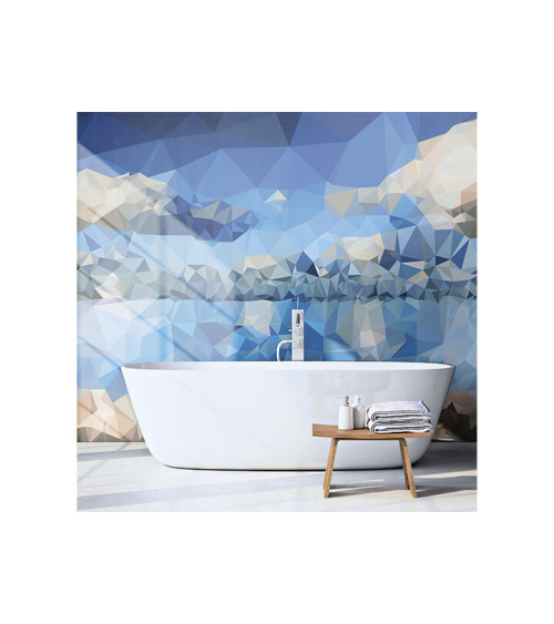 Wall Mural "Lowpoly" buy with delivery in Ukraine in the Luxury Textile store