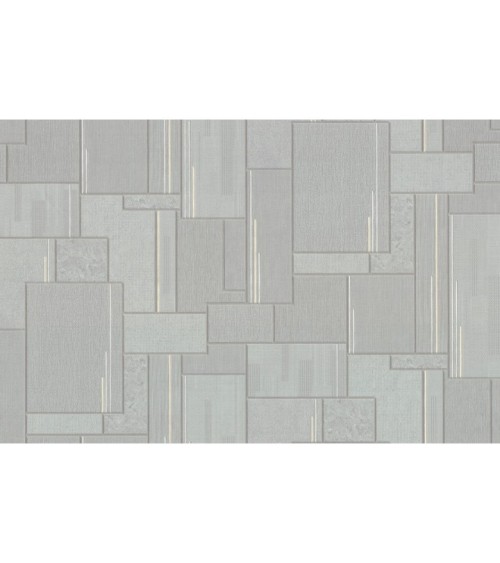 Hot Embossed wallpaper on Non-Woven Base Vinil Patchwork TFSH 4-1434 Gray Blue 10,05 x 1,06 m
