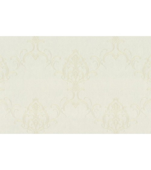Hot Embossed wallpaper on Non-Woven Base Vinil Persia PVIP 2-0874 White 10,05 x 1,06 m