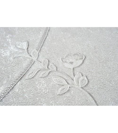 Hot Embossed wallpaper on Non-Woven Base Vinil Alanya PVIP 3-1572 Pearl 10,05 x 1,06 m