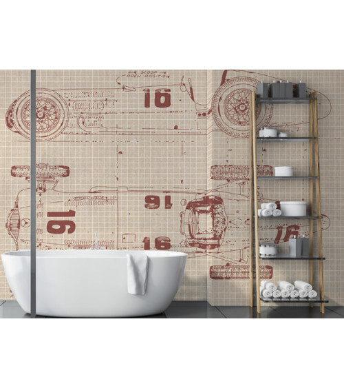 Wall Mural "Old racer" buy with delivery
