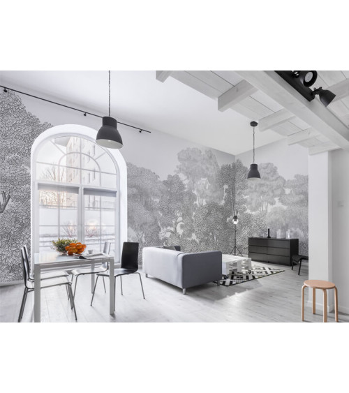 Wall Mural "Trees of graphics" buy with delivery
