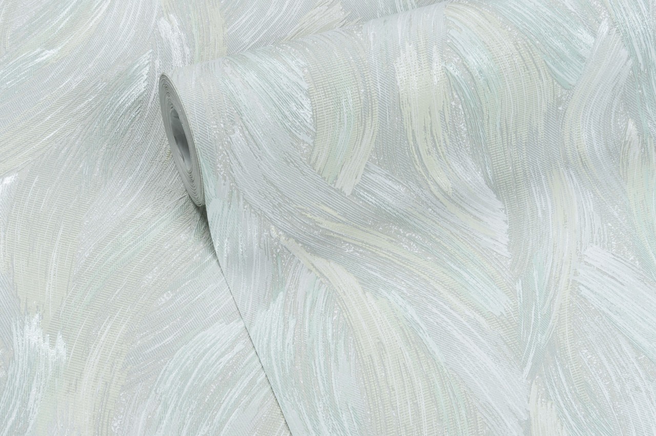Vinyl Foam wallpaper on non-woven base Vinil Aqua DHV-1595/4 Light Green 10,05 x 1,06 m