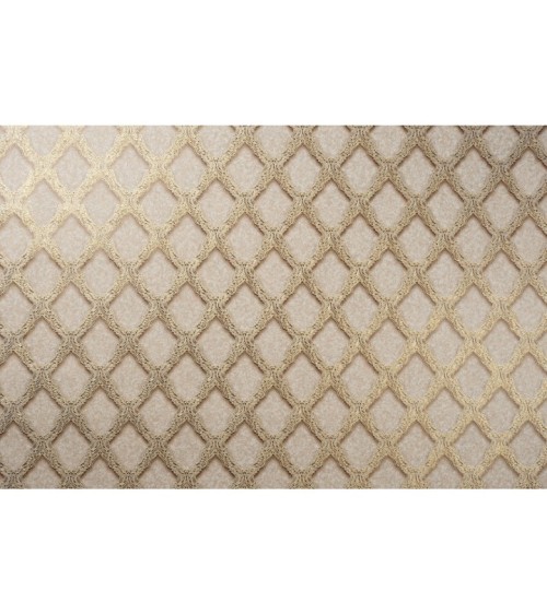 Vinyl Foam wallpaper on non-woven base Vinil CHARLOTTE DHV-1197/1 Beige-Golden-Silver 10,05 x 1,06
