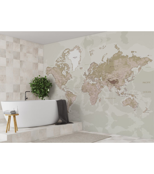 Wall Mural "One more map" buy with delivery
