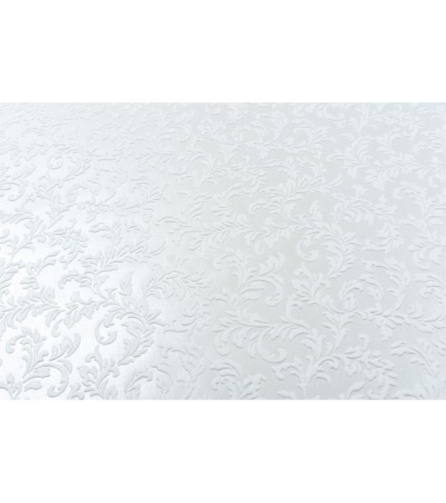 Vinyl Foam wallpaper on non-woven base Vinil Golden DHN-1498/1 White 10,05 x 1,06 m