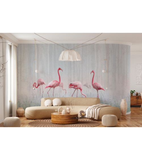 Wall Mural "Carribean flamingo" buy with delivery