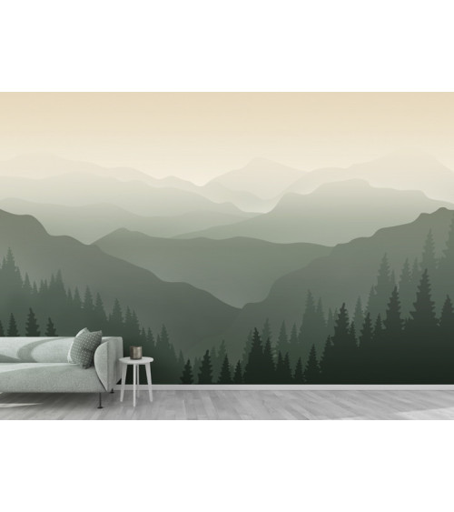 Wall Mural "Mountains" buy with delivery