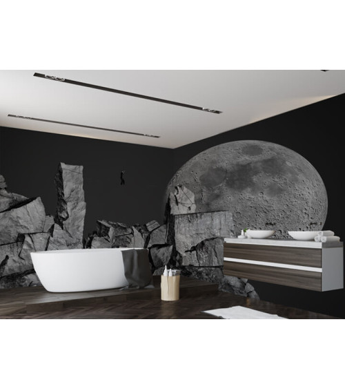 Wall Mural "Going to the moon" buy with delivery in Ukraine in the Luxury Textile store