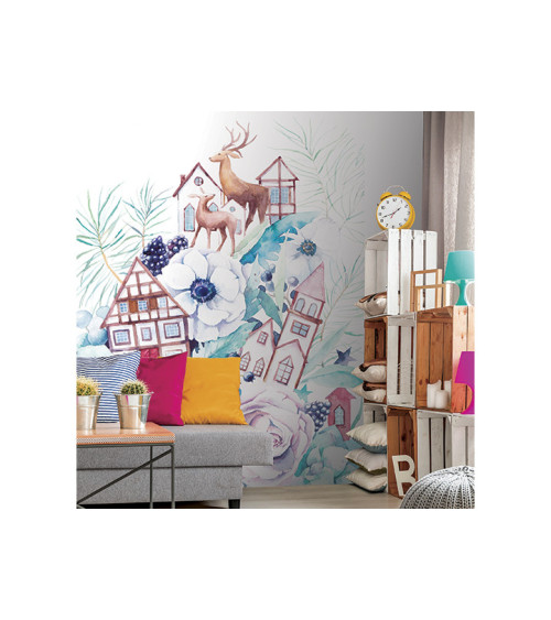 Wall Mural "Watercolor Fantasies" buy with delivery