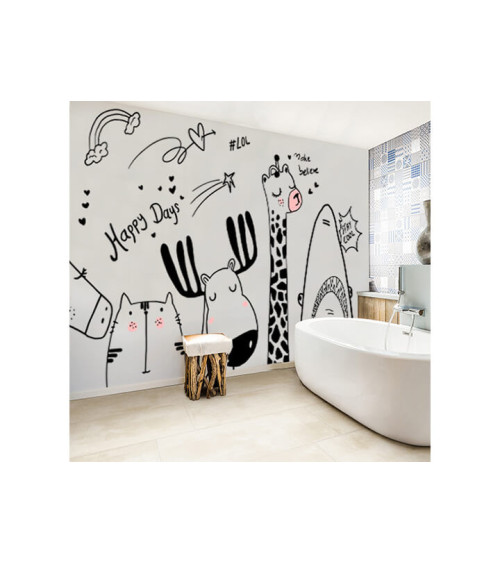 Wall Mural "Happy Days" buy with delivery
