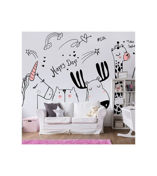 Wall Mural "Happy Days" buy with delivery
