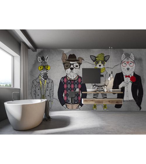 Wall Mural "Stylish animals" buy with delivery