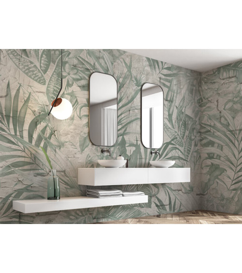 Wall Mural "Tropic on concrete" buy with delivery