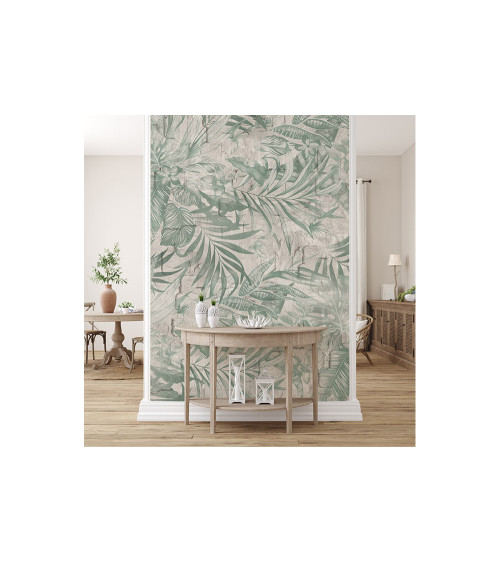 Wall Mural "Tropic on concrete" buy with delivery