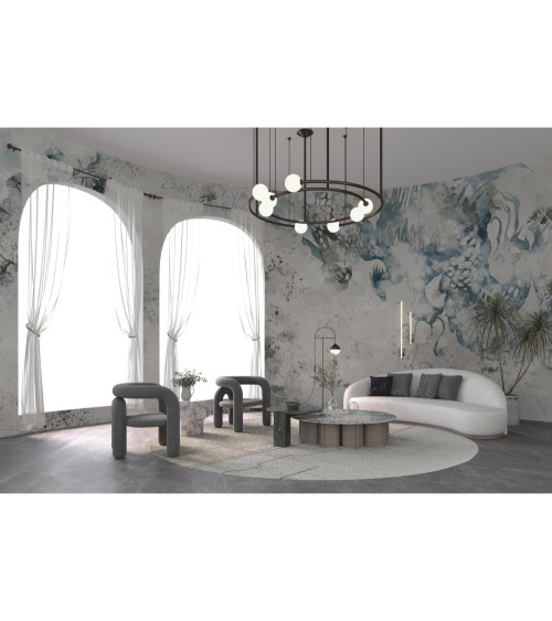 Wall Mural "Blue pattern" buy with delivery