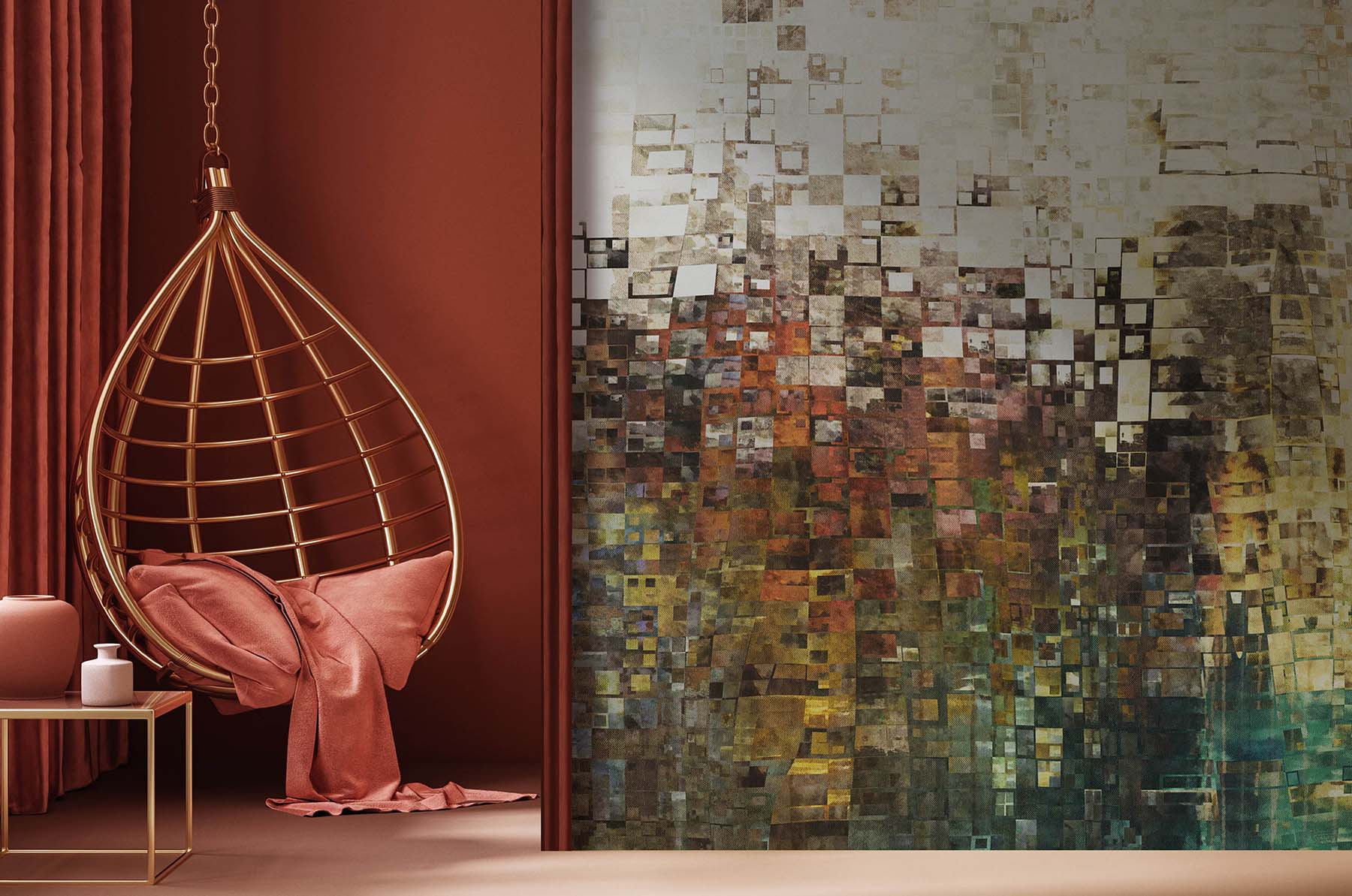 Wall Mural "Abstract dust" buy with delivery