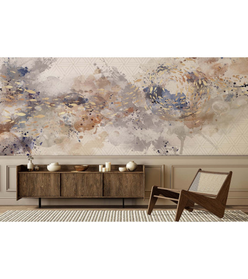 Wall Mural "Fish splash" buy with delivery in Ukraine in the Luxury Textile store